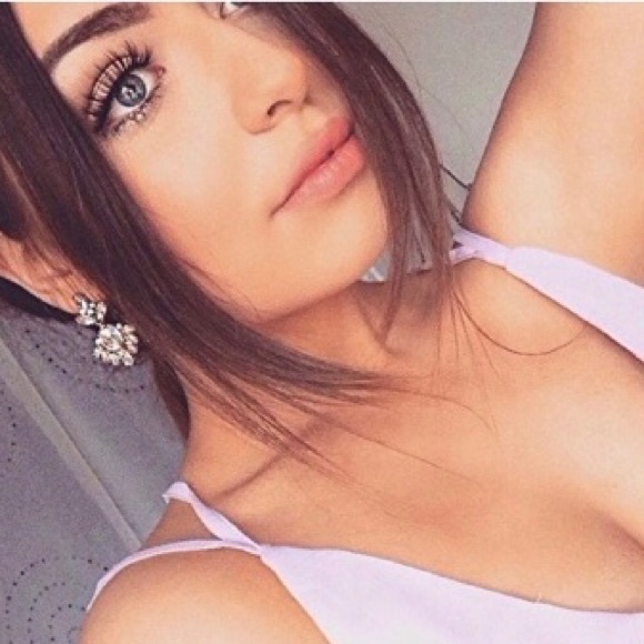 Crystal Drop Earrings - Picture 6 of 7